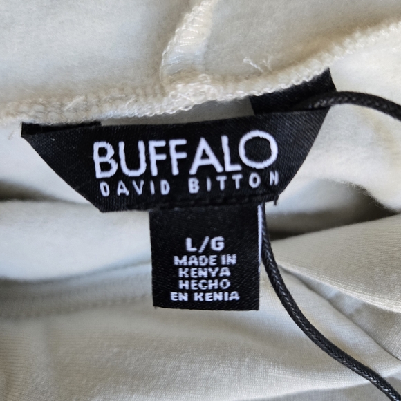 Buffalo David Bitton NWT Women's Sz L Super Soft Stretch Fleece Pullover Hoodie - Picture 6 of 16